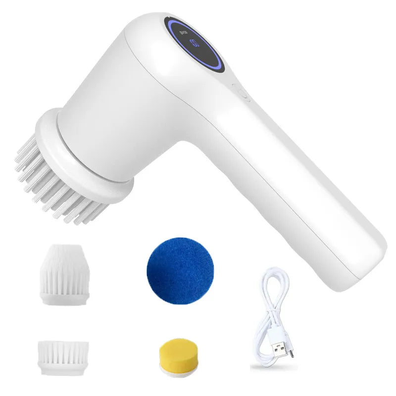 Neon Sensor Electric Spin Scrubber (with 4 brush heads)