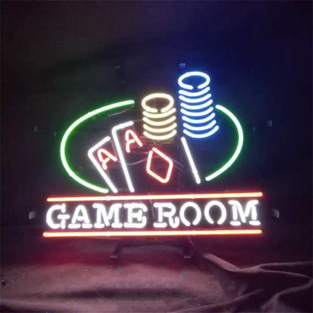 Poker Table — Neon Sign