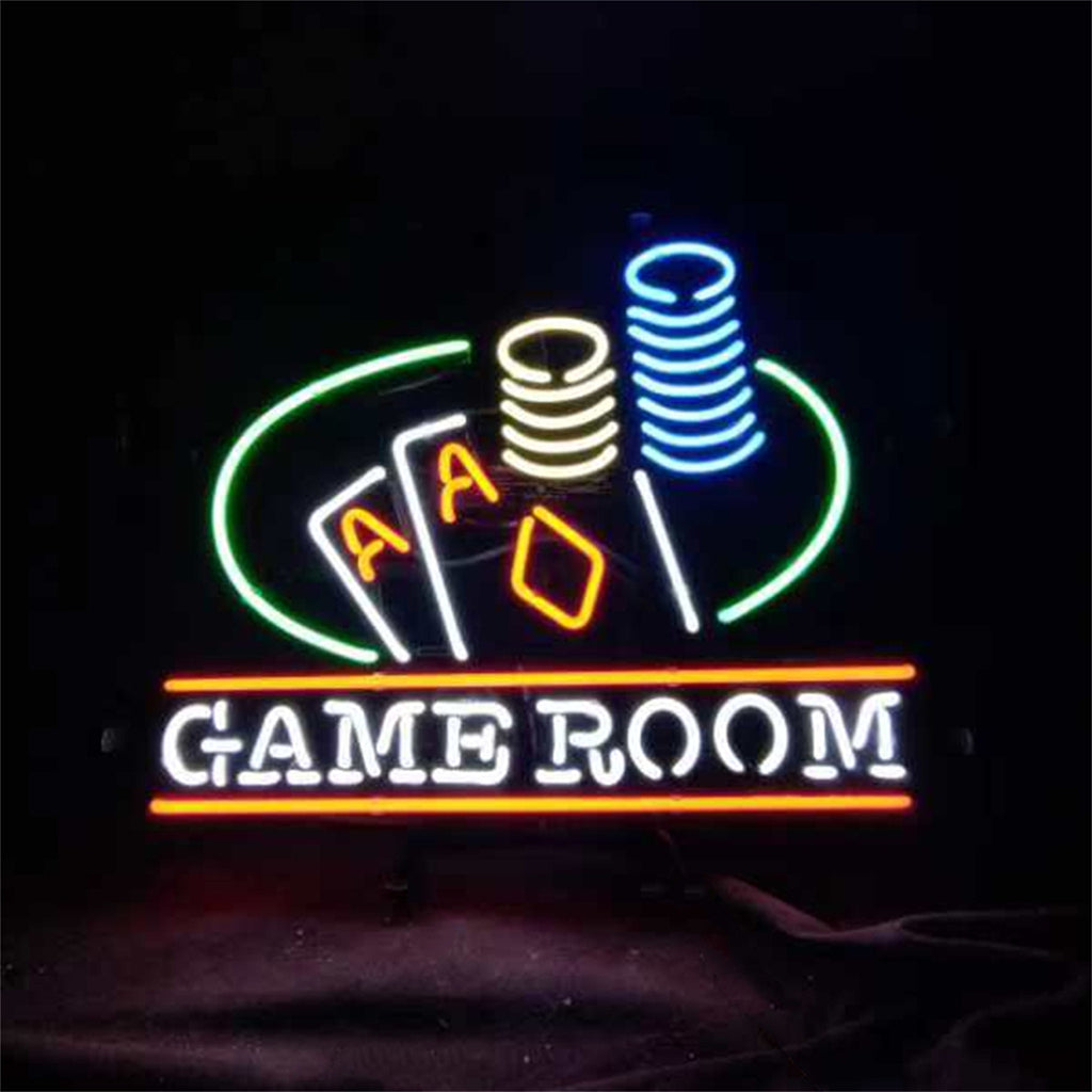 Poker Table — Neon Sign