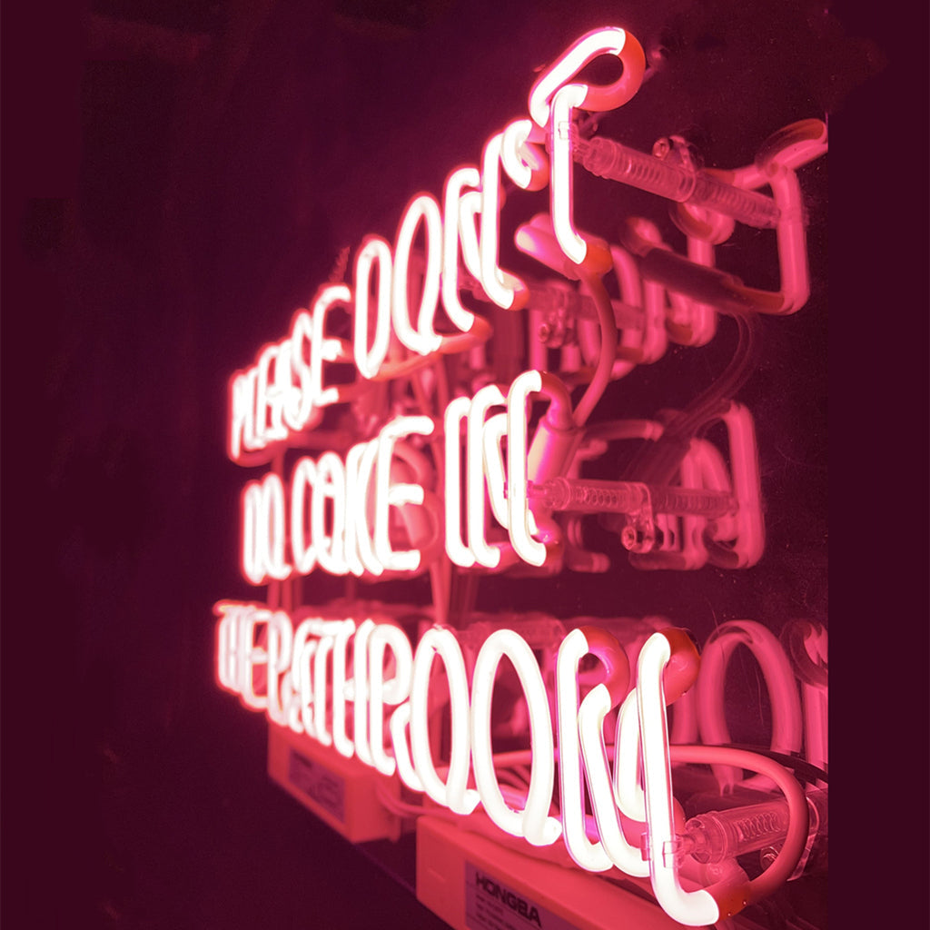 Please Don't Do Coke in The Bathroom — Neon Sign