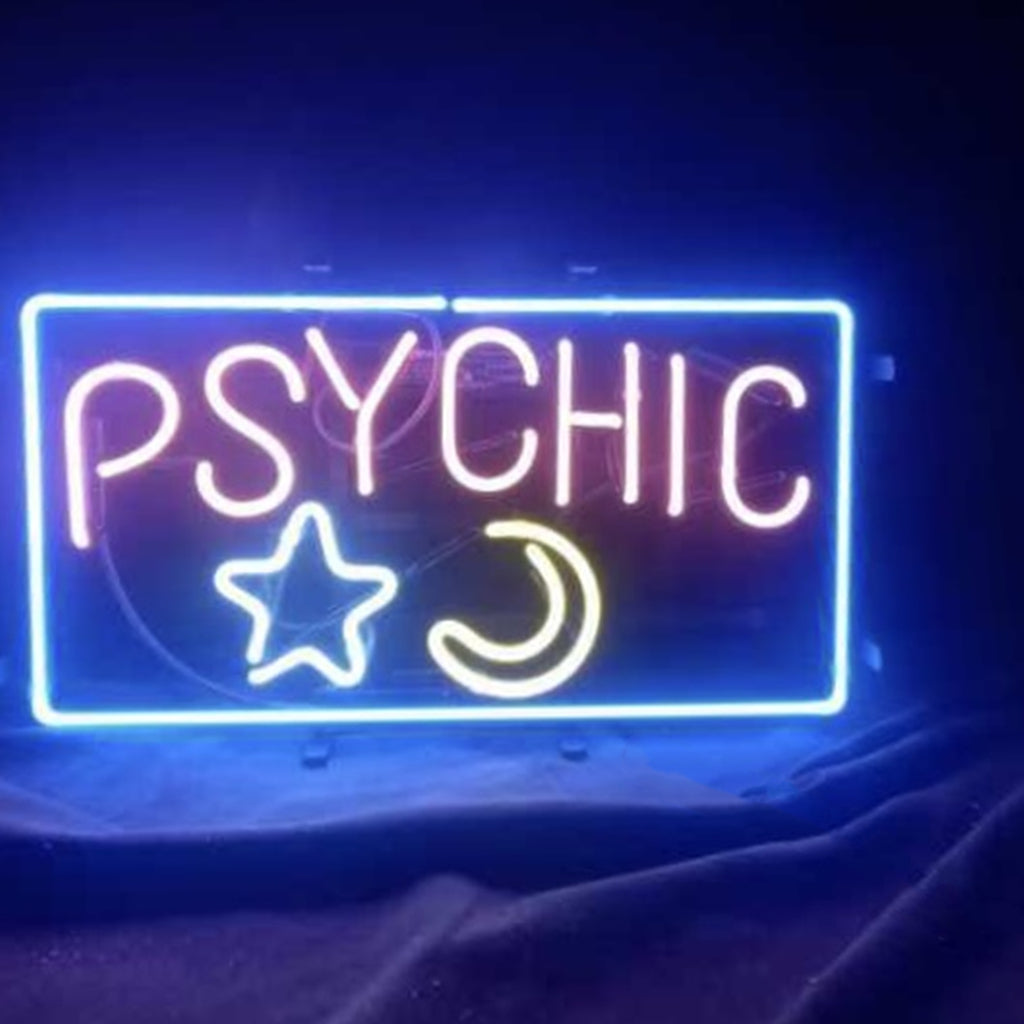Psychic Moon &amp; Star — Neon Sign