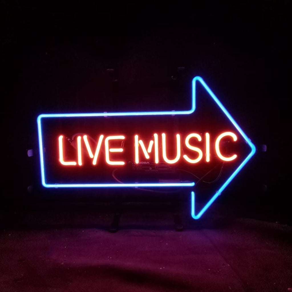 Live Music — Neon Sign
