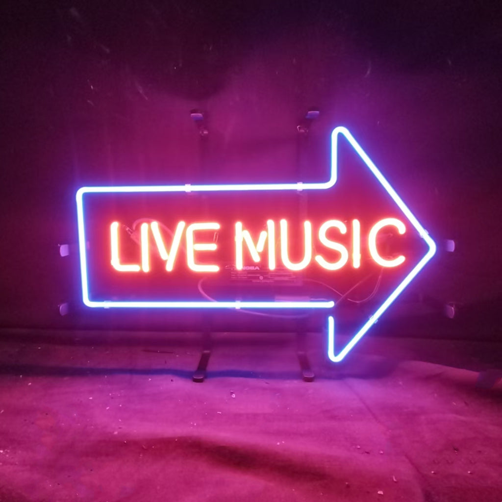 Live Music — Neon Sign